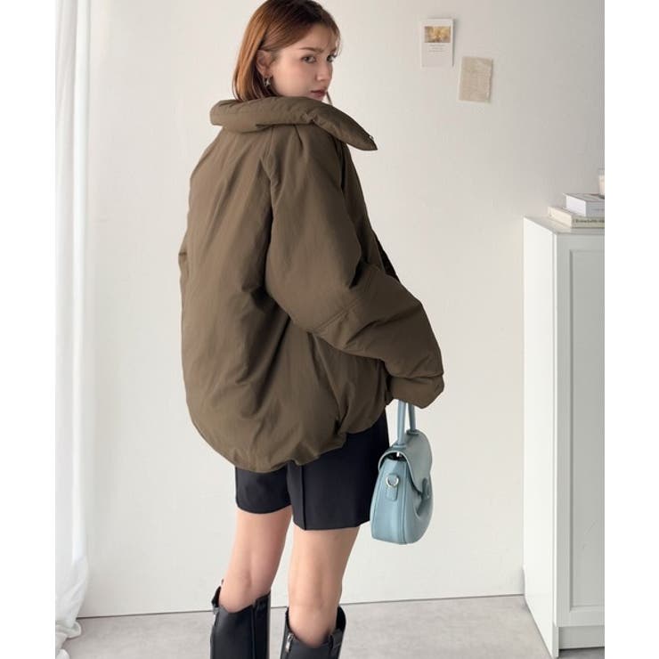 衿2WAYで旬映え。衿取り外し可能エッグライン中綿ブルゾン | Classical Elf  | 詳細画像31 