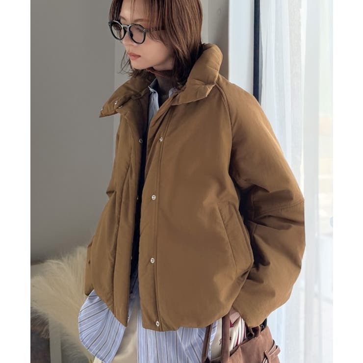 衿2WAYで旬映え。衿取り外し可能エッグライン中綿ブルゾン | Classical Elf  | 詳細画像41 