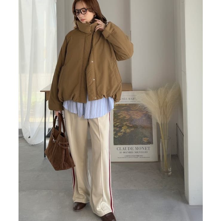 衿2WAYで旬映え。衿取り外し可能エッグライン中綿ブルゾン | Classical Elf  | 詳細画像43 