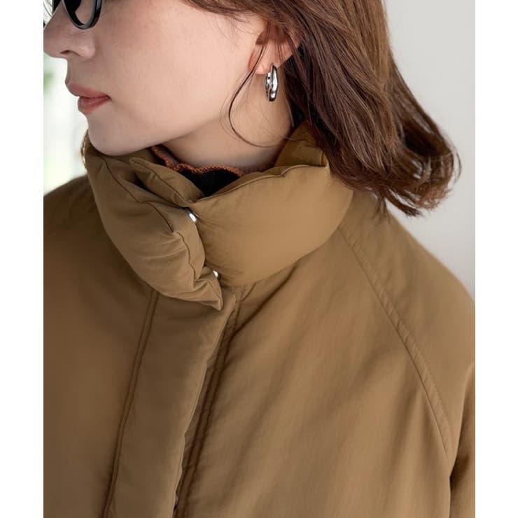 衿2WAYで旬映え。衿取り外し可能エッグライン中綿ブルゾン | Classical Elf  | 詳細画像48 
