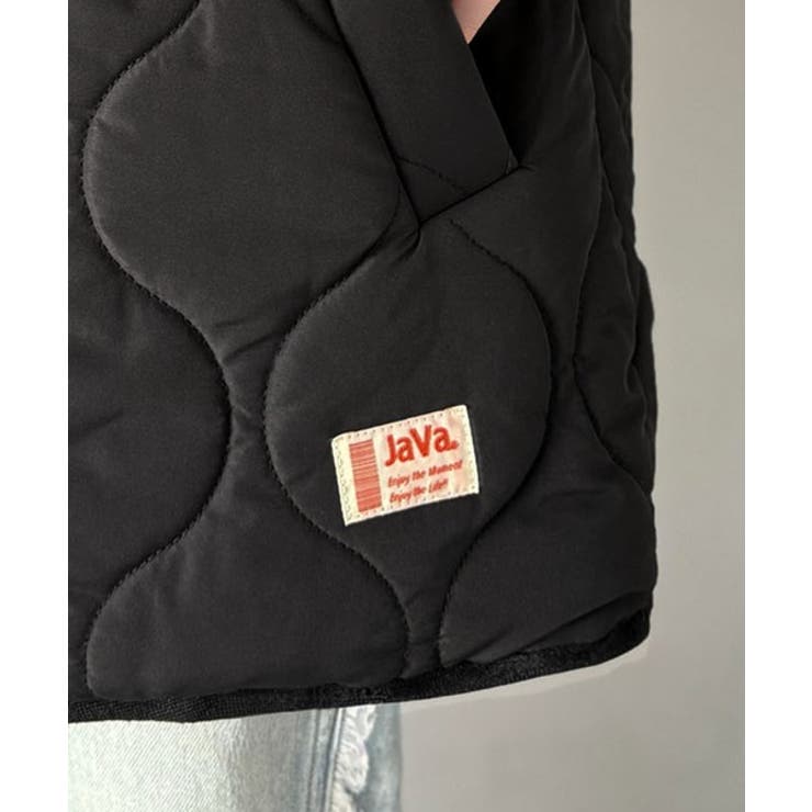 《JaVaジャバコラボ》軽くて暖かい、旬顔ボア切替♪ノーカラーひょうたんキルティ… | Classical Elf  | 詳細画像40 