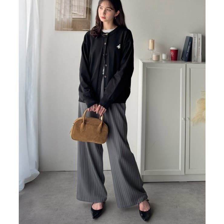 着まわし自在のベーシックデザイン。配色刺繍カーディガン | Classical Elf  | 詳細画像15 