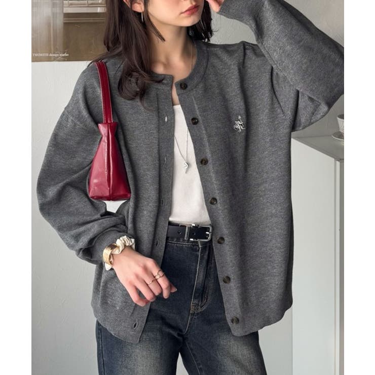 着まわし自在のベーシックデザイン。配色刺繍カーディガン | Classical Elf  | 詳細画像18 