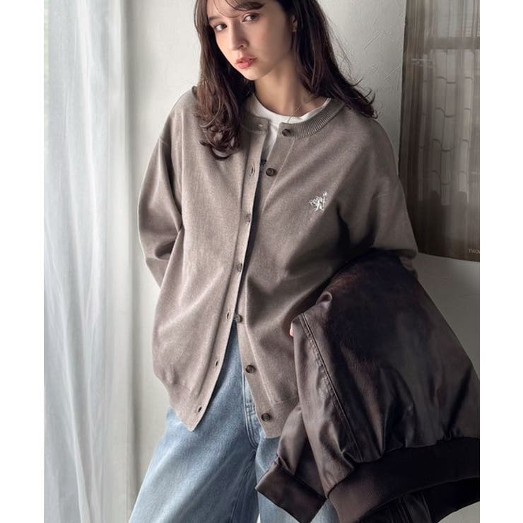 着まわし自在のベーシックデザイン。配色刺繍カーディガン | Classical Elf  | 詳細画像32 