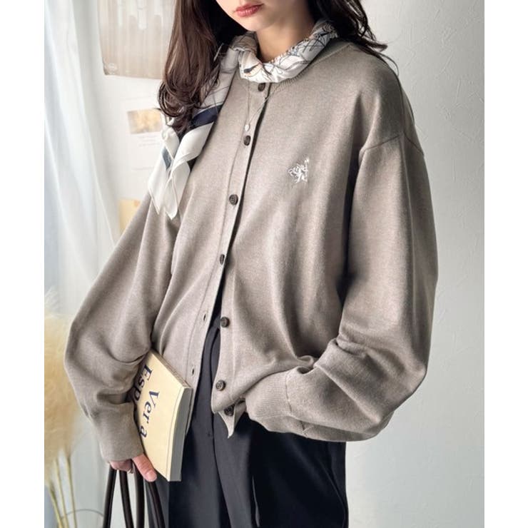 着まわし自在のベーシックデザイン。配色刺繍カーディガン | Classical Elf  | 詳細画像36 