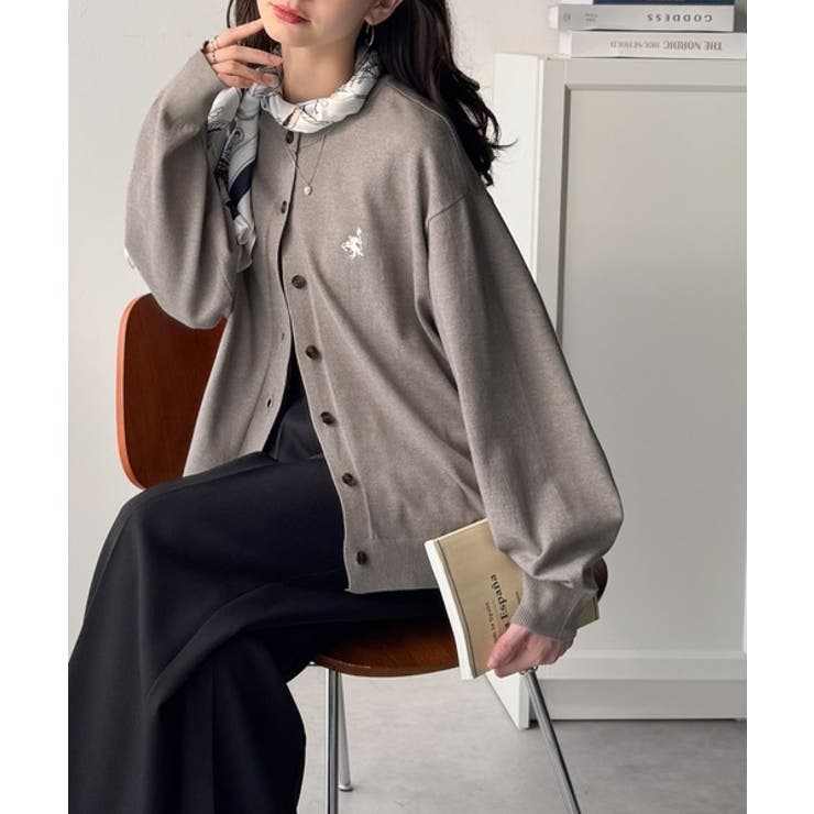 着まわし自在のベーシックデザイン。配色刺繍カーディガン | Classical Elf  | 詳細画像37 