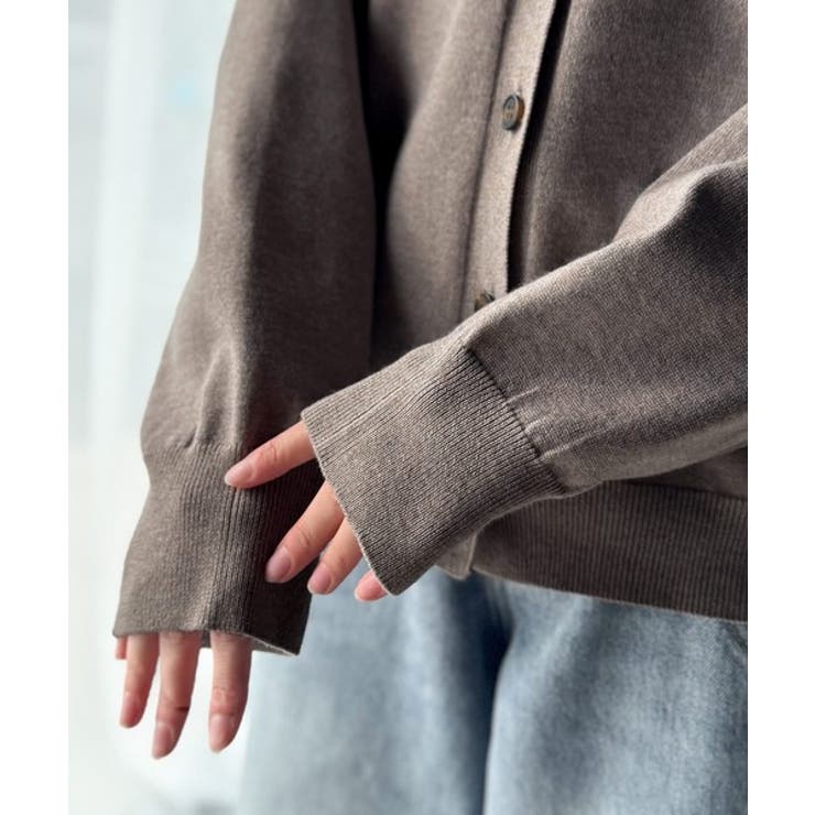 着まわし自在のベーシックデザイン。配色刺繍カーディガン | Classical Elf  | 詳細画像41 
