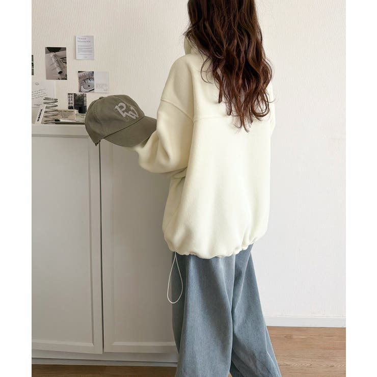 《JaVaジャバコラボ》ふんわり暖か。軽量配色フリースハーフジッププルオーバー（… | Classical Elf  | 詳細画像10 
