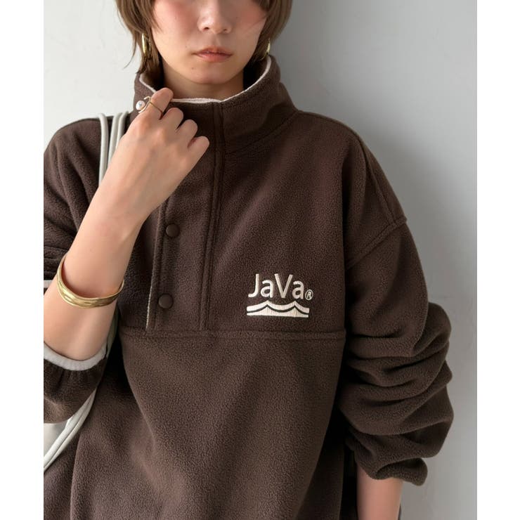 《JaVaジャバコラボ》ふんわり暖か。軽量配色フリースハーフジッププルオーバー（… | Classical Elf  | 詳細画像29 