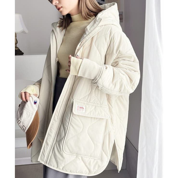 8wayで自由自在！バラクラバ付リバーシブル中綿キルティングコート