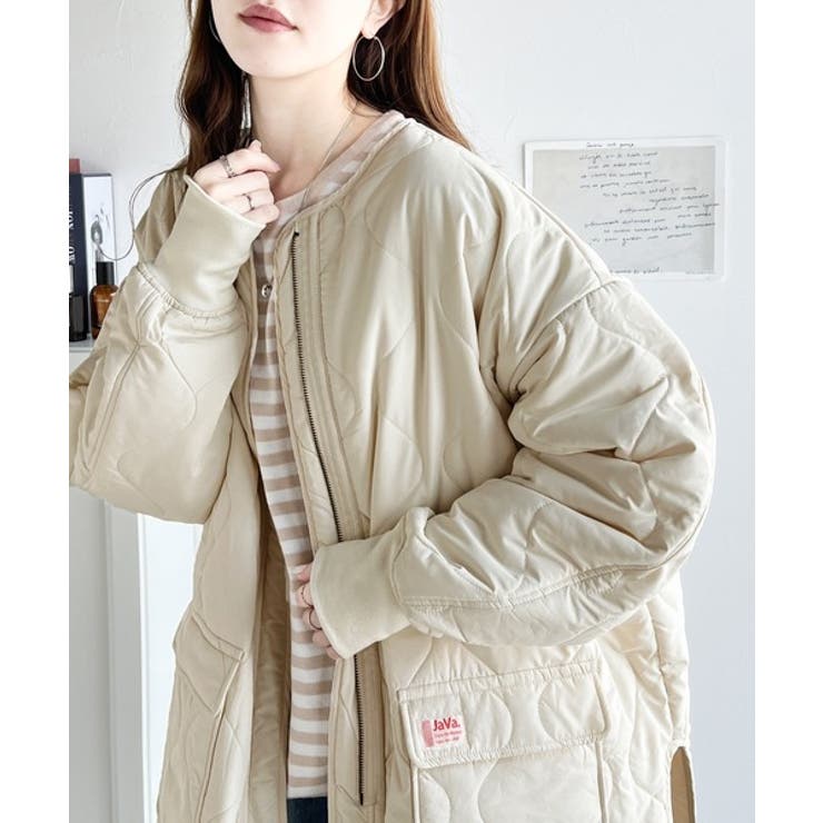 8wayで自由自在！バラクラバ付リバーシブル中綿キルティングコート