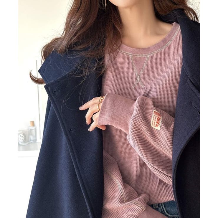 《JaVaジャバ 別注》シンプルなのに格上げ。2way配色ワッフルロンTee | Classical Elf  | 詳細画像64 