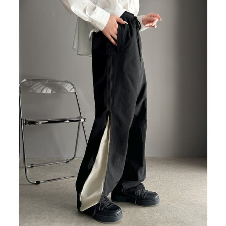 スポーティー＆スタイリッシュ。サイドジップ配色シャカシャカパンツ | Classical Elf  | 詳細画像7 