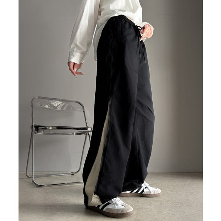 スポーティー＆スタイリッシュ。サイドジップ配色シャカシャカパンツ | Classical Elf  | 詳細画像9 