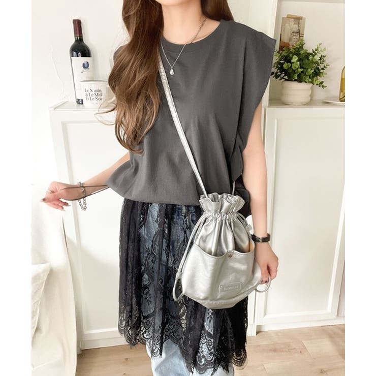 《JaVaジャバコラボ》１枚で旬な着こなし♪レースコンビチュニックTシャツワンピ… | Classical Elf  | 詳細画像18 