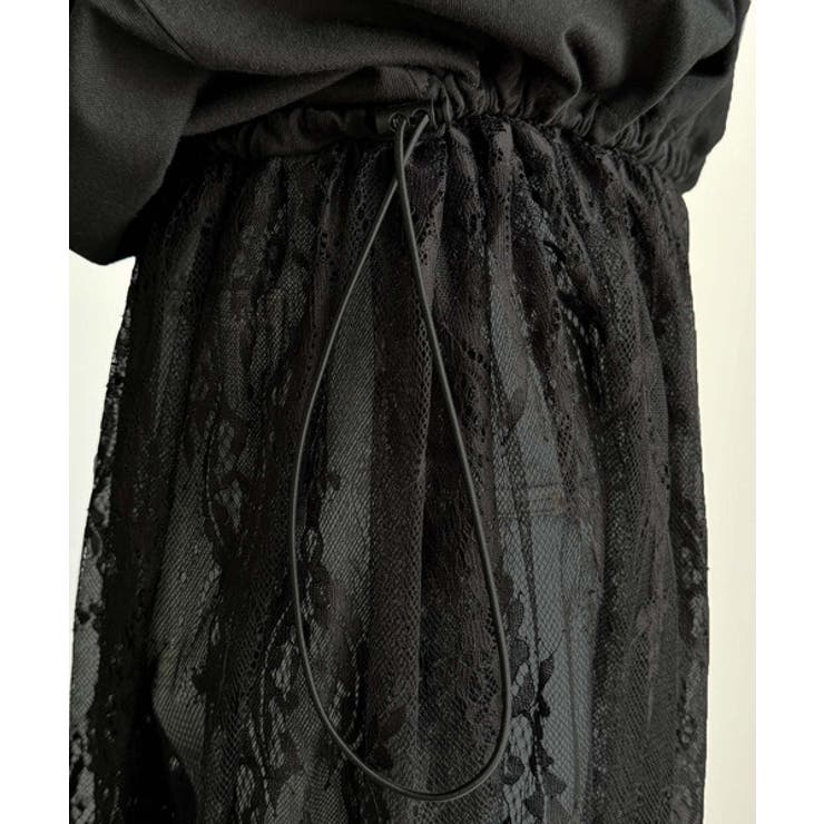 《JaVaジャバコラボ》１枚で旬な着こなし♪レースコンビチュニックTシャツワンピ… | Classical Elf  | 詳細画像27 