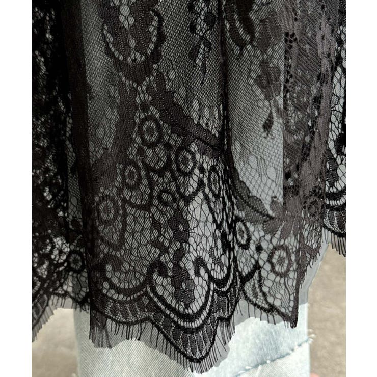 《JaVaジャバコラボ》１枚で旬な着こなし♪レースコンビチュニックTシャツワンピ… | Classical Elf  | 詳細画像29 