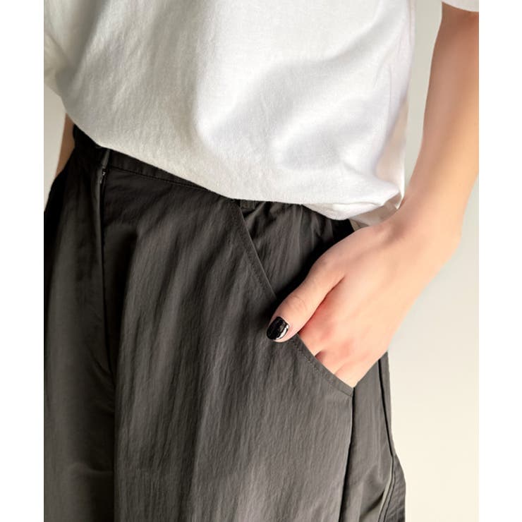 《JaVa ジャバ別注》ワイドな今っぽシルエット メンズライク裾ドロストペインタ… | Classical Elf  | 詳細画像25 