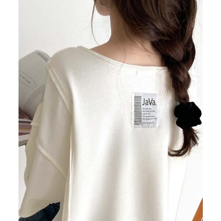 オフホワイト | カジュアルコーデ の主役に。半袖ダメージ加工裏毛プルオーバー | Classical Elf 