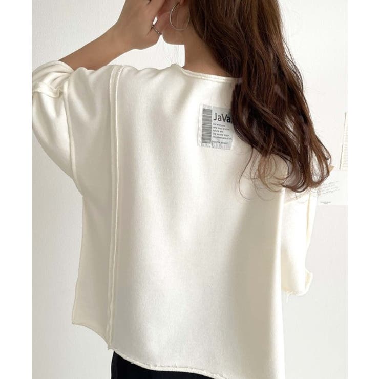 カジュアルコーデ の主役に。半袖ダメージ加工裏毛プルオーバー | Classical Elf  | 詳細画像5 