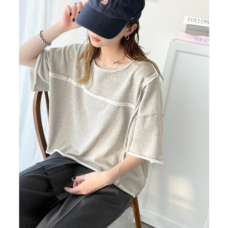 カジュアルコーデ の主役に。半袖ダメージ加工裏毛プルオーバー | Classical Elf  | 詳細画像30 