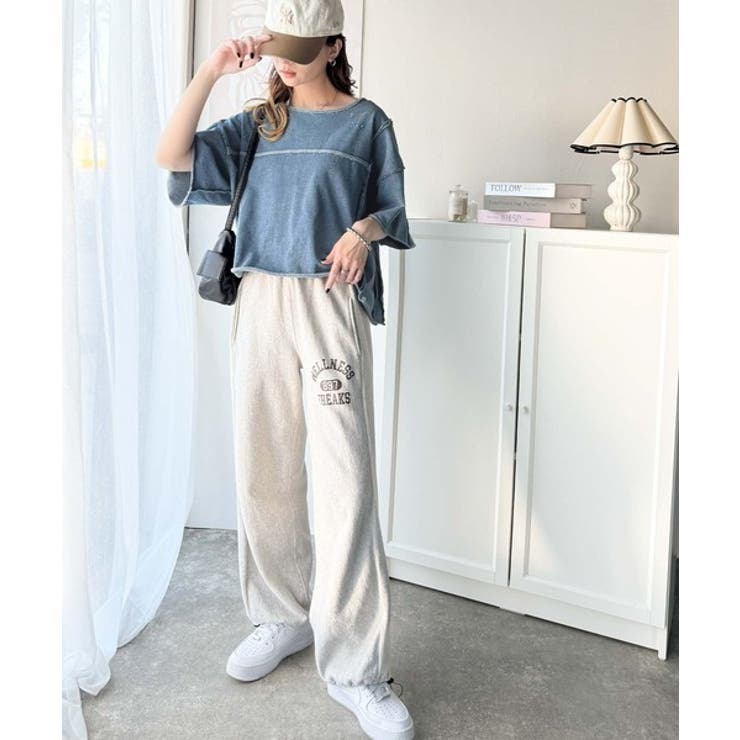 カジュアルコーデ の主役に。半袖ダメージ加工裏毛プルオーバー | Classical Elf  | 詳細画像41 