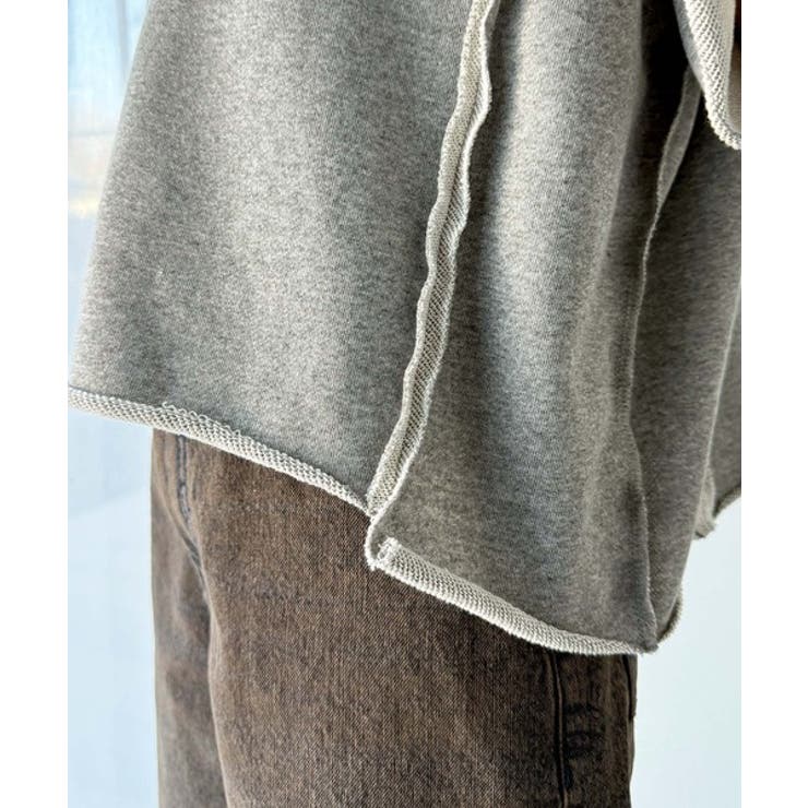 カジュアルコーデ の主役に。半袖ダメージ加工裏毛プルオーバー | Classical Elf  | 詳細画像44 