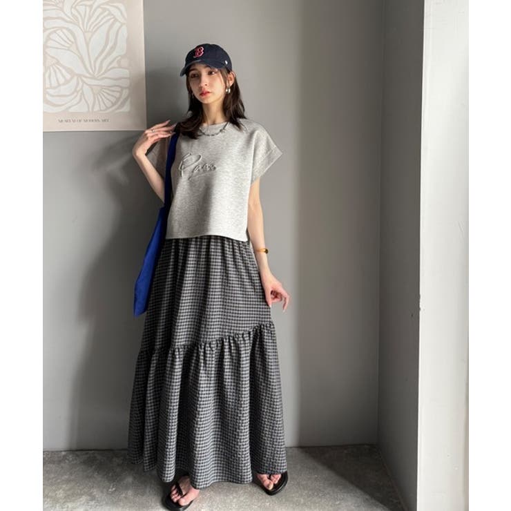 《JaVaジャバコラボ》上品な大人の抜け感。フロントPAEANエンボス加工半袖T… | Classical Elf  | 詳細画像12 