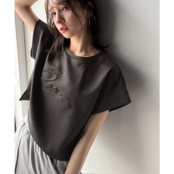 《JaVaジャバコラボ》上品な大人の抜け感。フロントPAEANエンボス加工半袖T… | Classical Elf  | 詳細画像17 