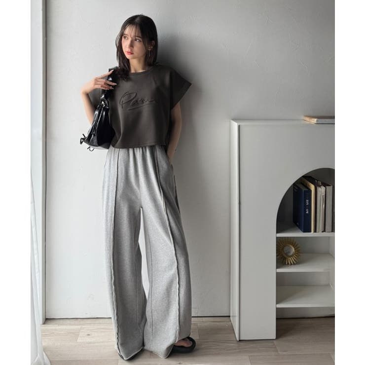 《JaVaジャバコラボ》上品な大人の抜け感。フロントPAEANエンボス加工半袖T… | Classical Elf  | 詳細画像19 