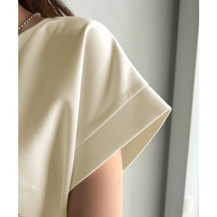 《JaVaジャバコラボ》上品な大人の抜け感。フロントPAEANエンボス加工半袖T… | Classical Elf  | 詳細画像34 