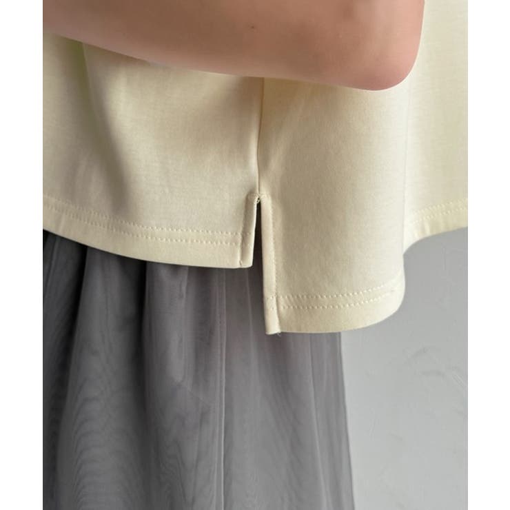 《JaVaジャバコラボ》上品な大人の抜け感。フロントPAEANエンボス加工半袖T… | Classical Elf  | 詳細画像35 