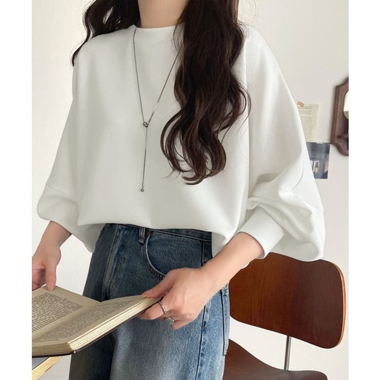 上品な抜け感と艶感◎ドルマンダンボール素材ビッグトレーナー | Classical Elf  | 詳細画像5 