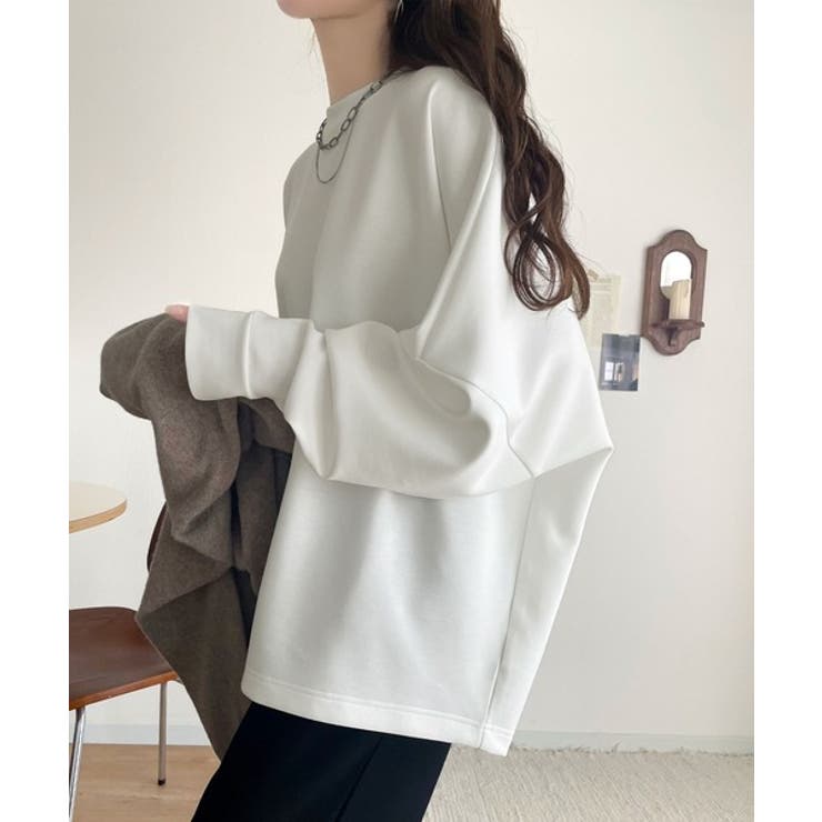 上品な抜け感と艶感◎ドルマンダンボール素材ビッグトレーナー | Classical Elf  | 詳細画像6 