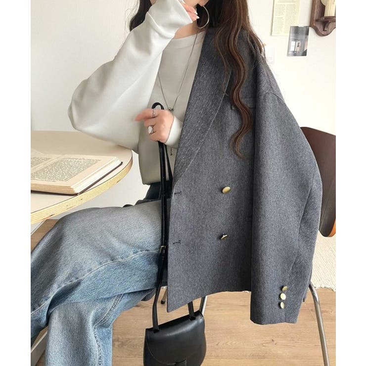 上品な抜け感と艶感◎ドルマンダンボール素材ビッグトレーナー | Classical Elf  | 詳細画像8 