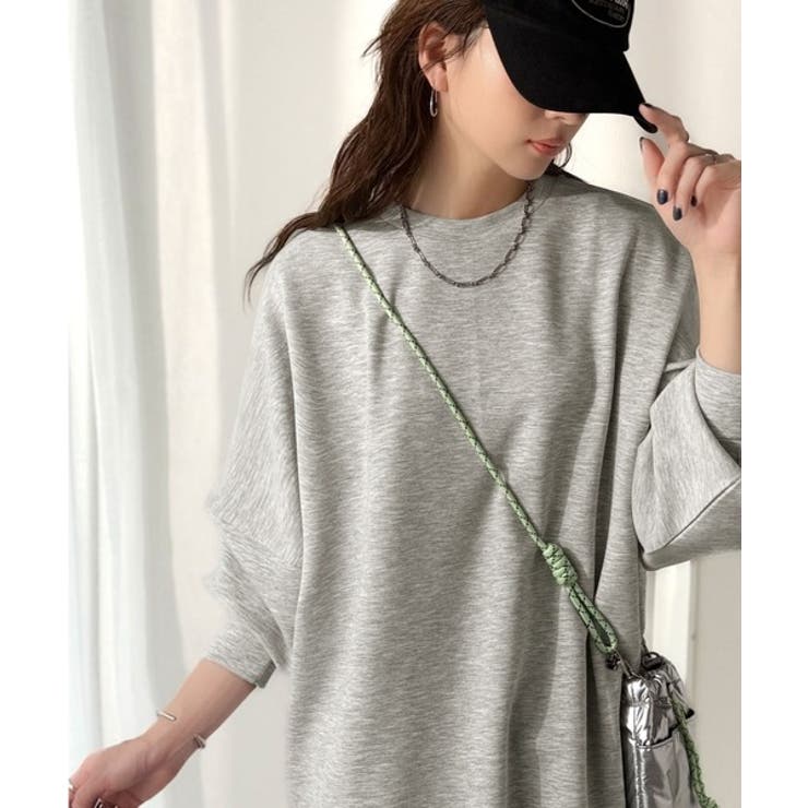 上品な抜け感と艶感◎ドルマンダンボール素材ビッグトレーナー | Classical Elf  | 詳細画像22 