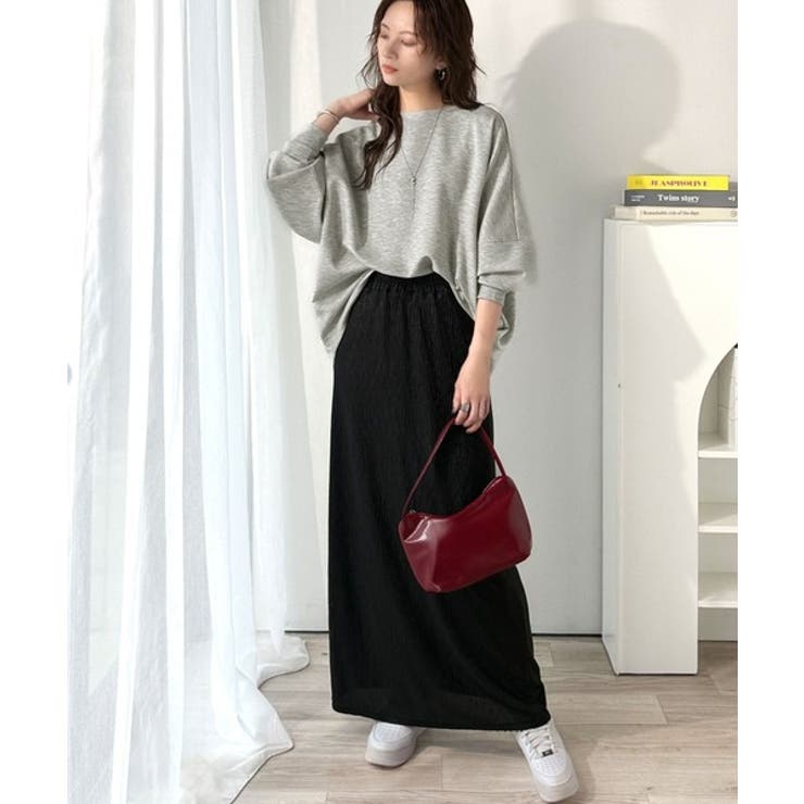 上品な抜け感と艶感◎ドルマンダンボール素材ビッグトレーナー | Classical Elf  | 詳細画像23 