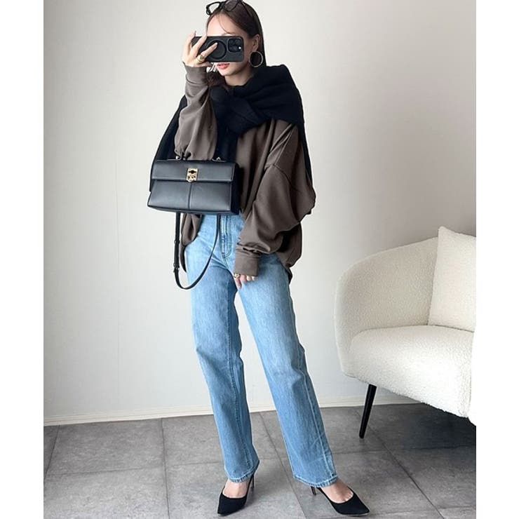 上品な抜け感と艶感◎ドルマンダンボール素材ビッグトレーナー | Classical Elf  | 詳細画像28 