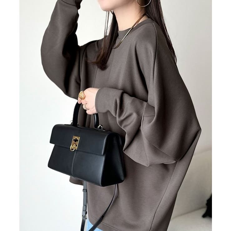 上品な抜け感と艶感◎ドルマンダンボール素材ビッグトレーナー | Classical Elf  | 詳細画像29 