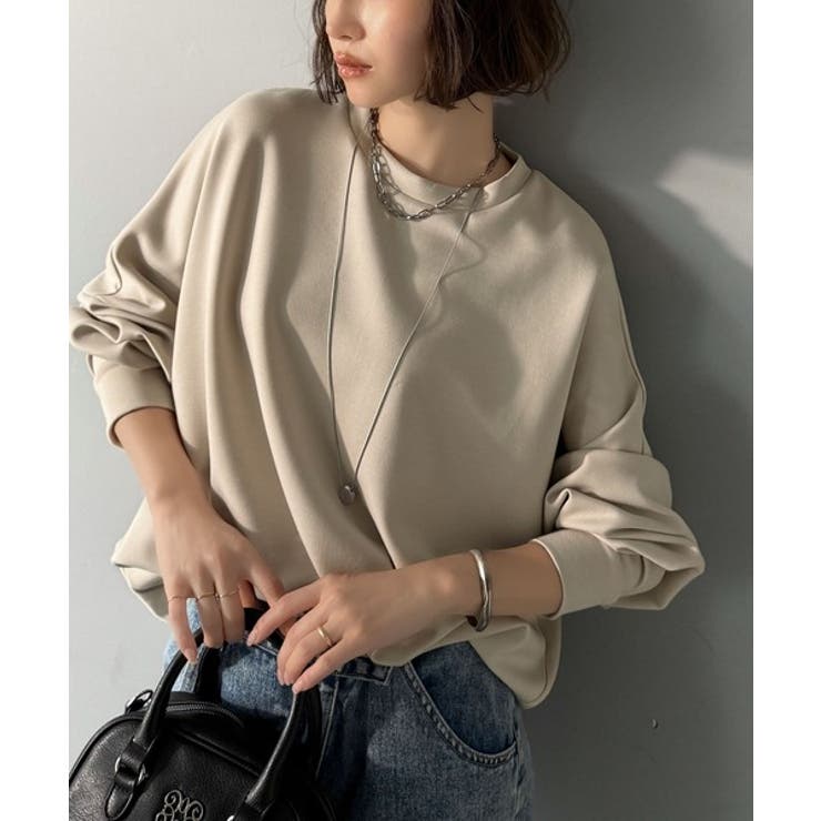 上品な抜け感と艶感◎ドルマンダンボール素材ビッグトレーナー | Classical Elf  | 詳細画像38 