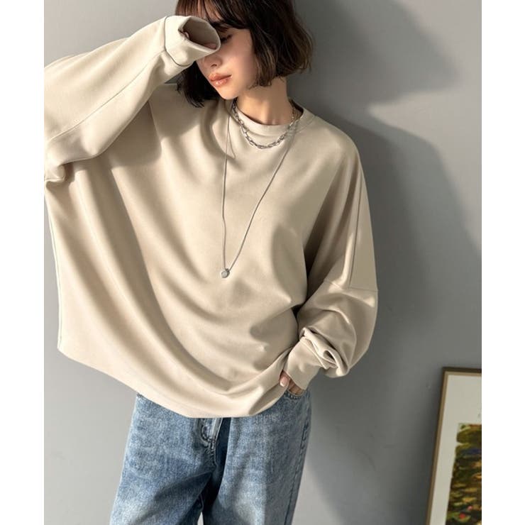 上品な抜け感と艶感◎ドルマンダンボール素材ビッグトレーナー | Classical Elf  | 詳細画像40 