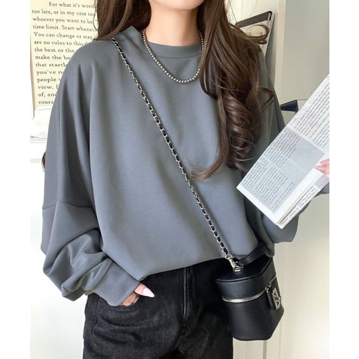 上品な抜け感と艶感◎ドルマンダンボール素材ビッグトレーナー | Classical Elf  | 詳細画像42 