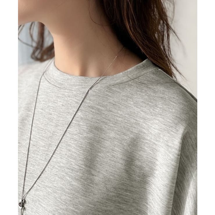 上品な抜け感と艶感◎ドルマンダンボール素材ビッグトレーナー | Classical Elf  | 詳細画像48 