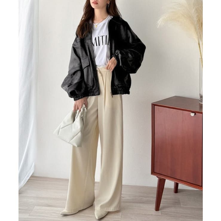 ちょっと背伸びなストリートMIX。ヴィンテージスウェード風ダブルジップブルゾン | Classical Elf  | 詳細画像14 