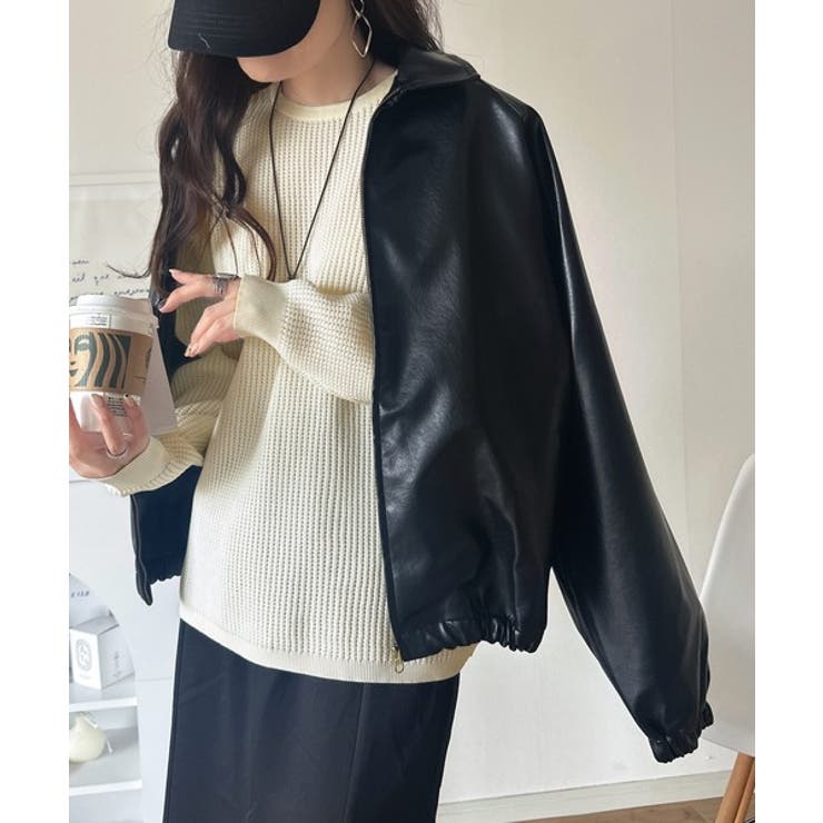 《JaVa ジャバコラボ》洗練された大人カジュアルトップス。サーマルクルーネック… | Classical Elf  | 詳細画像8 