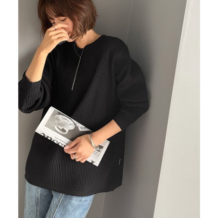 《JaVa ジャバコラボ》洗練された大人カジュアルトップス。サーマルクルーネック… | Classical Elf  | 詳細画像17 