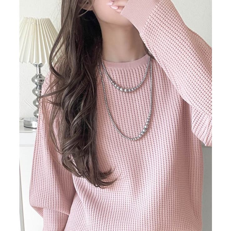 《JaVa ジャバコラボ》洗練された大人カジュアルトップス。サーマルクルーネック… | Classical Elf  | 詳細画像32 