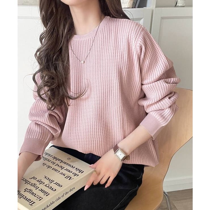 《JaVa ジャバコラボ》洗練された大人カジュアルトップス。サーマルクルーネック… | Classical Elf  | 詳細画像33 