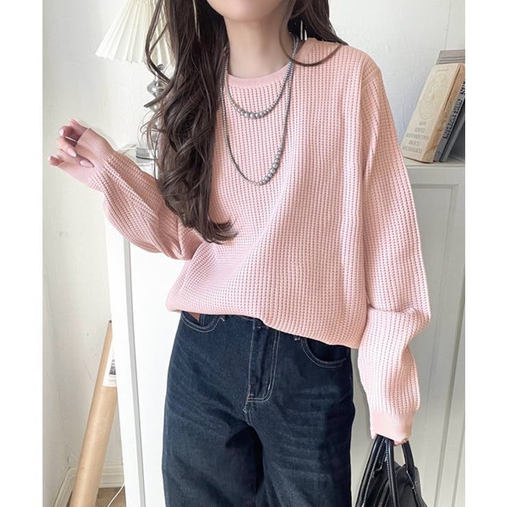 《JaVa ジャバコラボ》洗練された大人カジュアルトップス。サーマルクルーネック… | Classical Elf  | 詳細画像35 