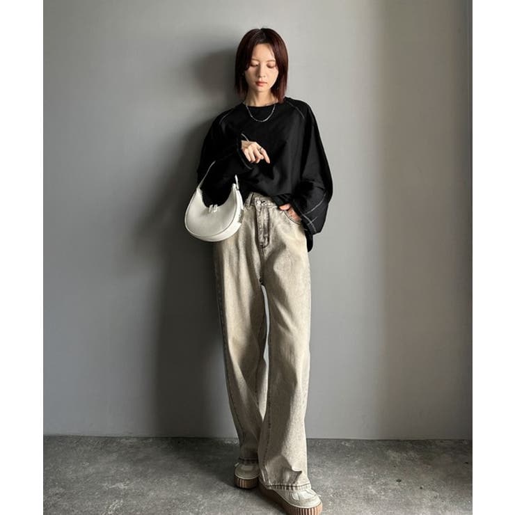 ゆるっと大人カジュアル。綿100%ドルマンスリーブカットロンTEE | Classical Elf  | 詳細画像8